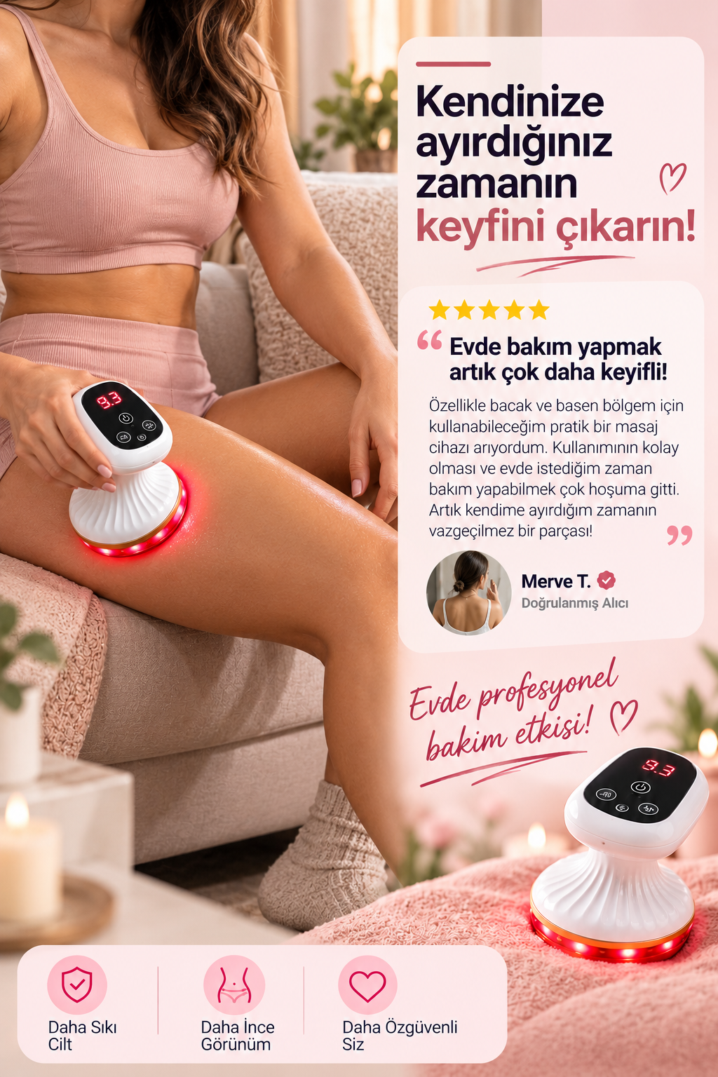 Selülit Masaj Aleti – Vakumlu Vücut Şekillendirici ve Sıkılaştırıcı Bakım Cihazı